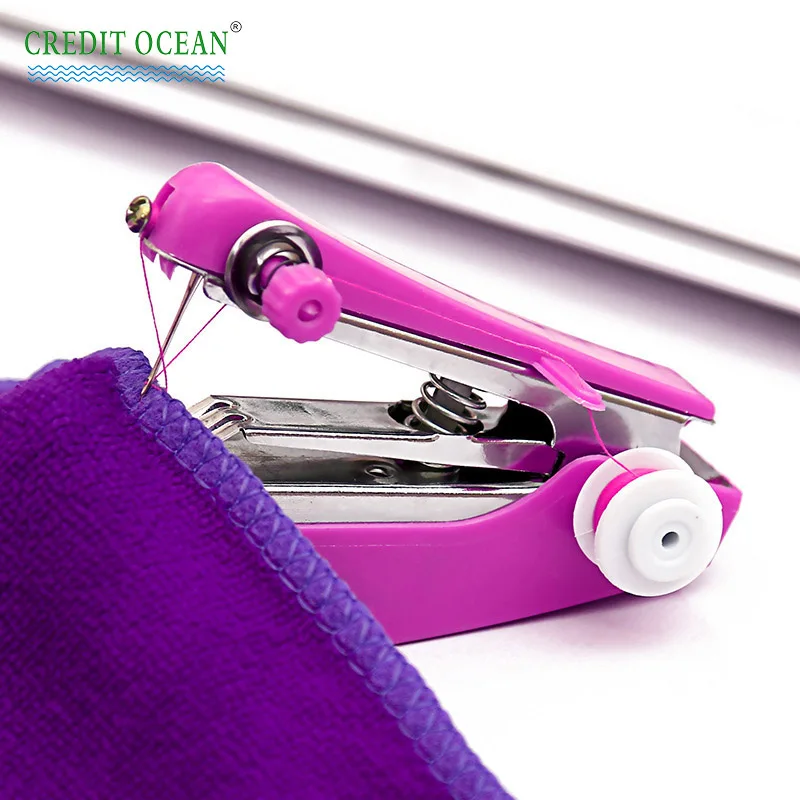 CREDIT OCEAN Home multifunctional mini single needle portable sewing machine handheld