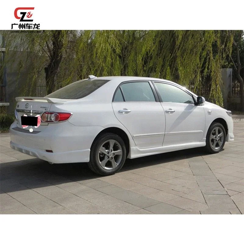 Factory Direct Car Bumper Front Lip Rear Lip Side Skirts For Toyota Corolla 2011-2013 Car Bodykit