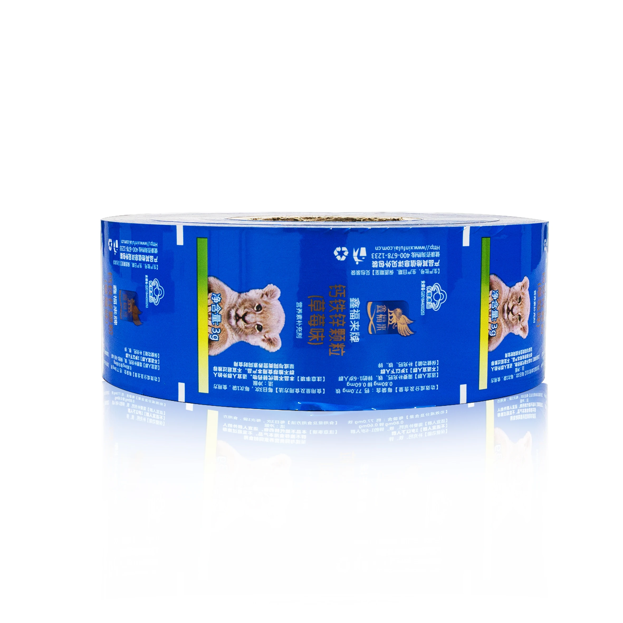 CCPAK  food packing lamination film in rolls glossy for cookies  candy  snack  bread