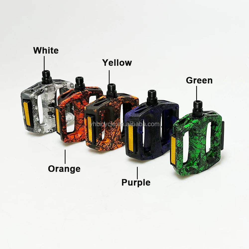 nylon big platform new fashion design fresh color bike pedals