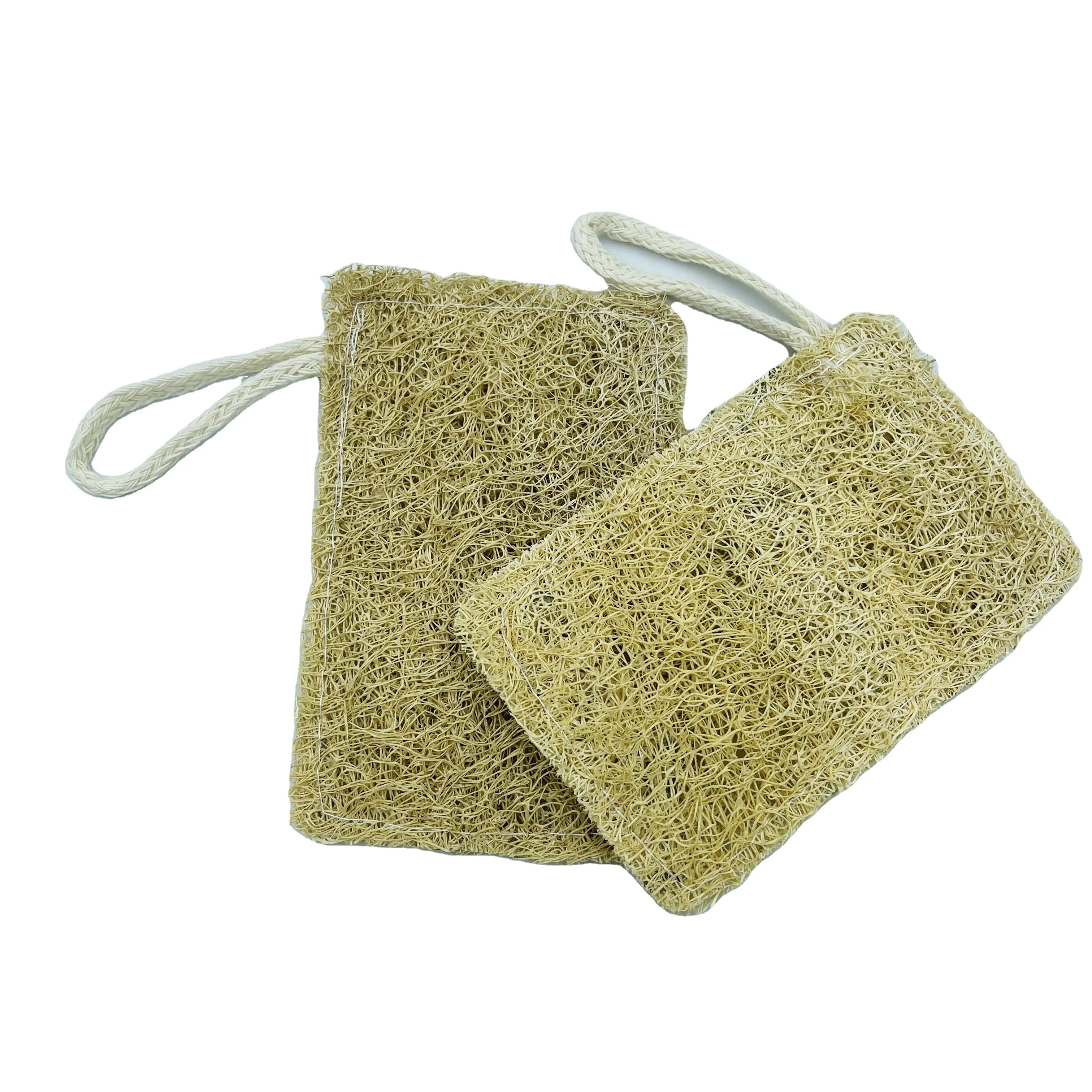 Cheap Natural Kitchen Soft Type Loofah Sponge Dish Pot Scrubber Cleaner  Eco Friendly Loofah Sponges