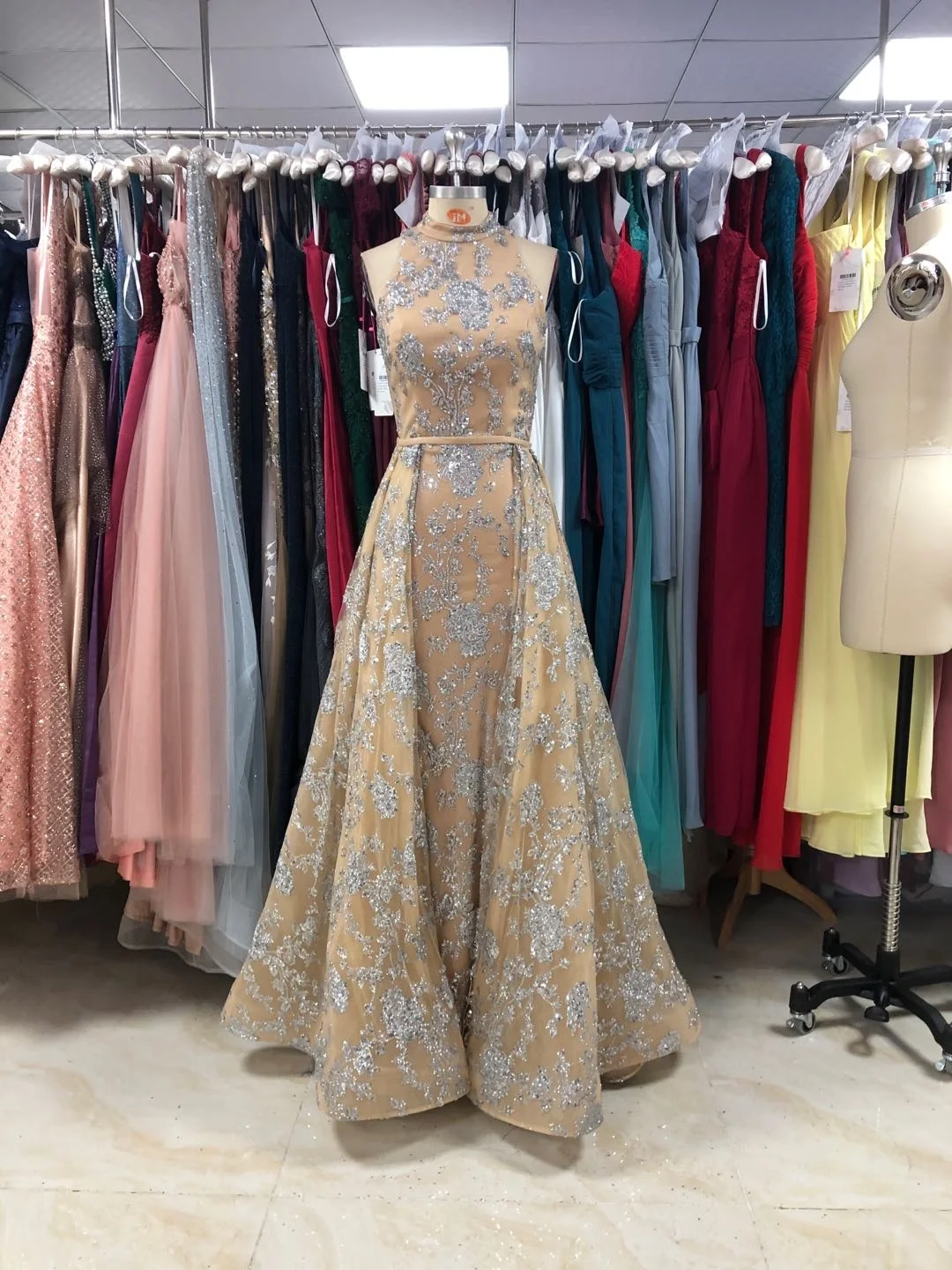 
ELPR0000673 Wholesale 2020 prom dress embroidered sexy elegant evening dress for women Turkey 