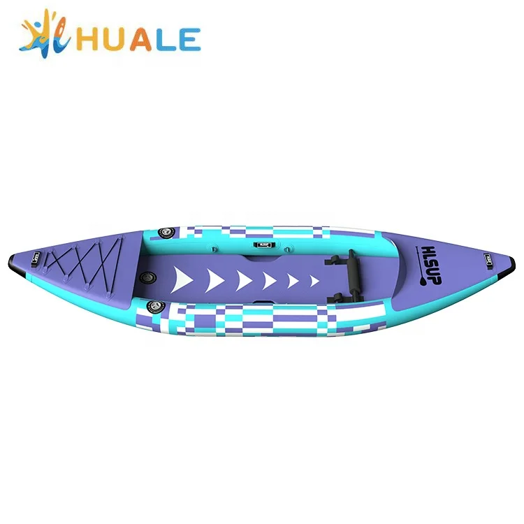 Wholesale Boat Kayak Inflatable Canoe 1 Person Inflatable Kayak Factory Price Directly