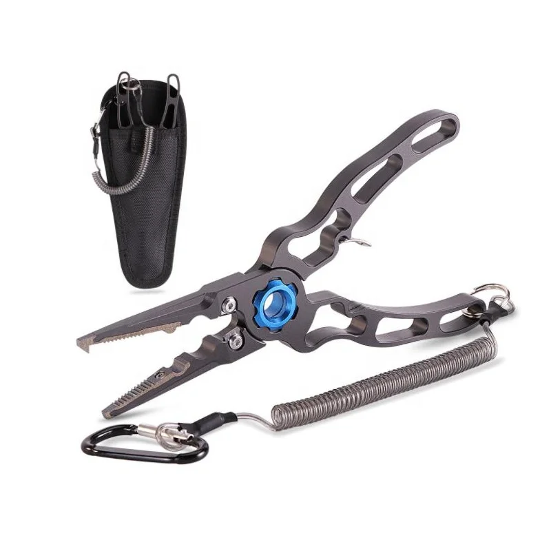 Luya Bait Pliers Control Multi-function Fish Plier Fishing Scissors Control Equipment Supplies Portable Tools Lake Fishing 5pcs