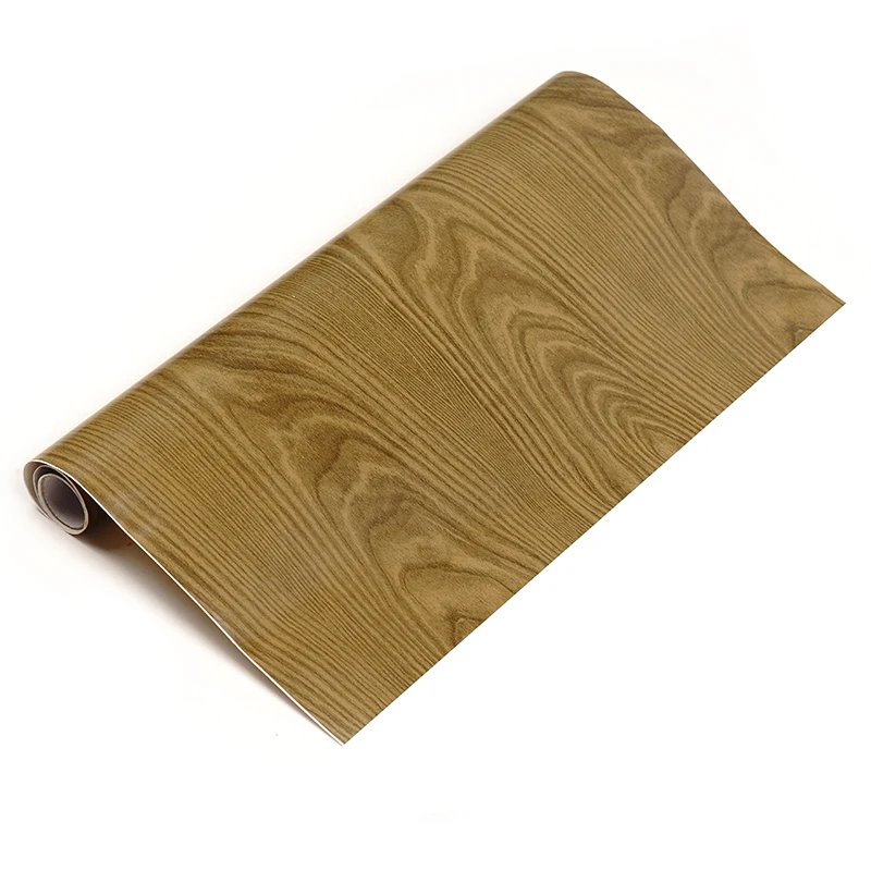 Wholesaler High Quality  Wooden texture Wallpaper PVC Self-adhesive Film Vinyl Wallpaper For Decoration