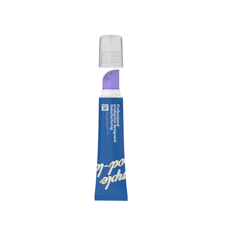 
Cheap and Wholesales 5ml PP plastic black white clear lipstick tube / lip balm lipstick packaging / empty lipgloss container 