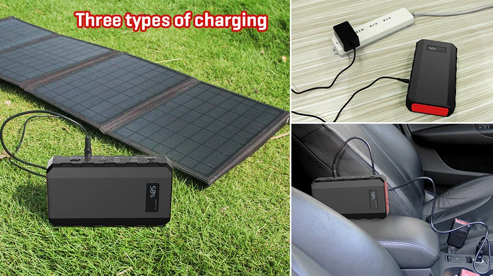 Powkey HP500S 110V 220V Fast Charging Portable Power Solar Station Emergency Power Supply for Laptop CAPA