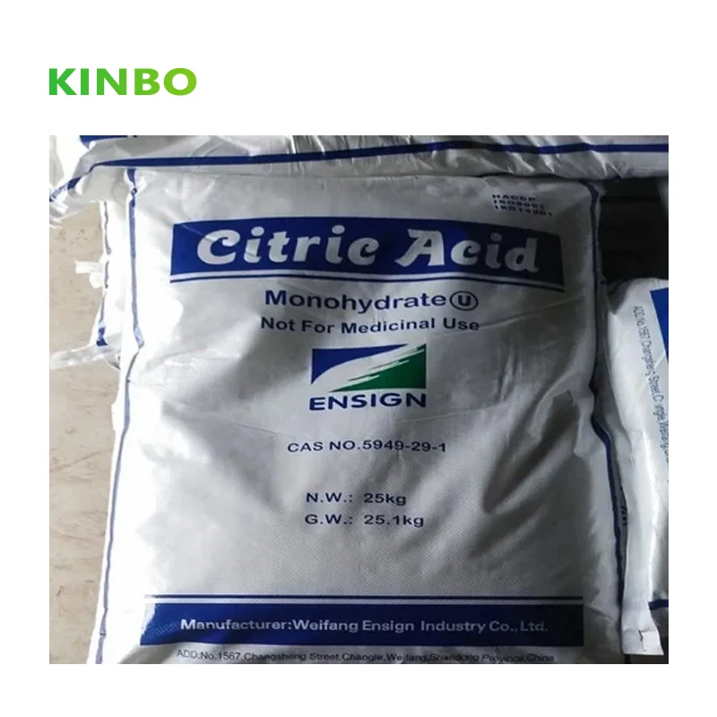 kinbo citric acid monohydrate pure food grade 8 40 mesh