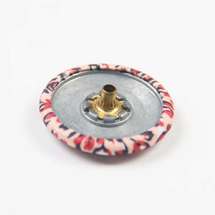 OEM Best Quality Custom Metal Snap Button Cap Fabric Covered Button For Garment Clothing