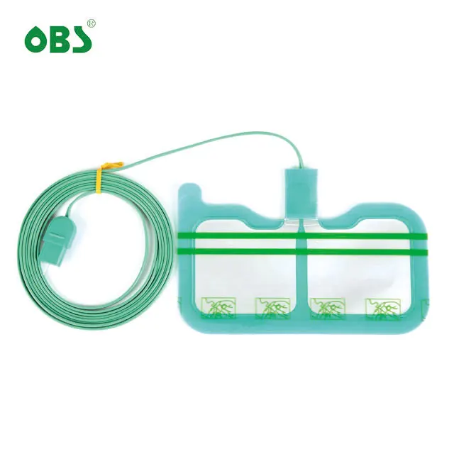 Disposable Return Electrode Grounding Pad with Cable Electrosurgical ESU Pad