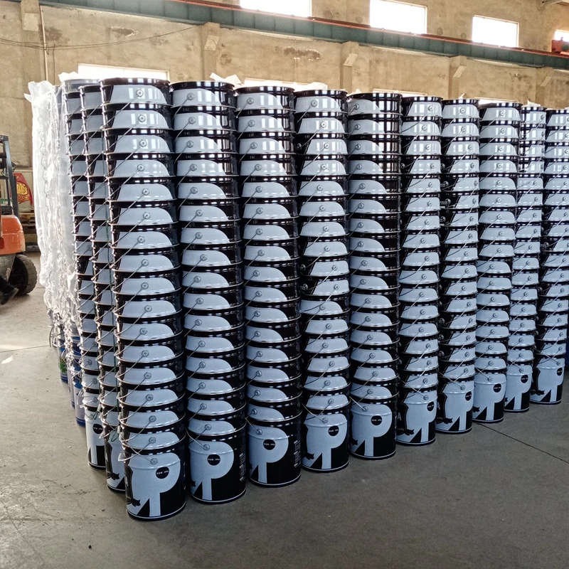 factory 2.5 Liter Square Metal Bucket Tinplate Can Drum With Plastic Lid For Motor Oil plain color or printed design