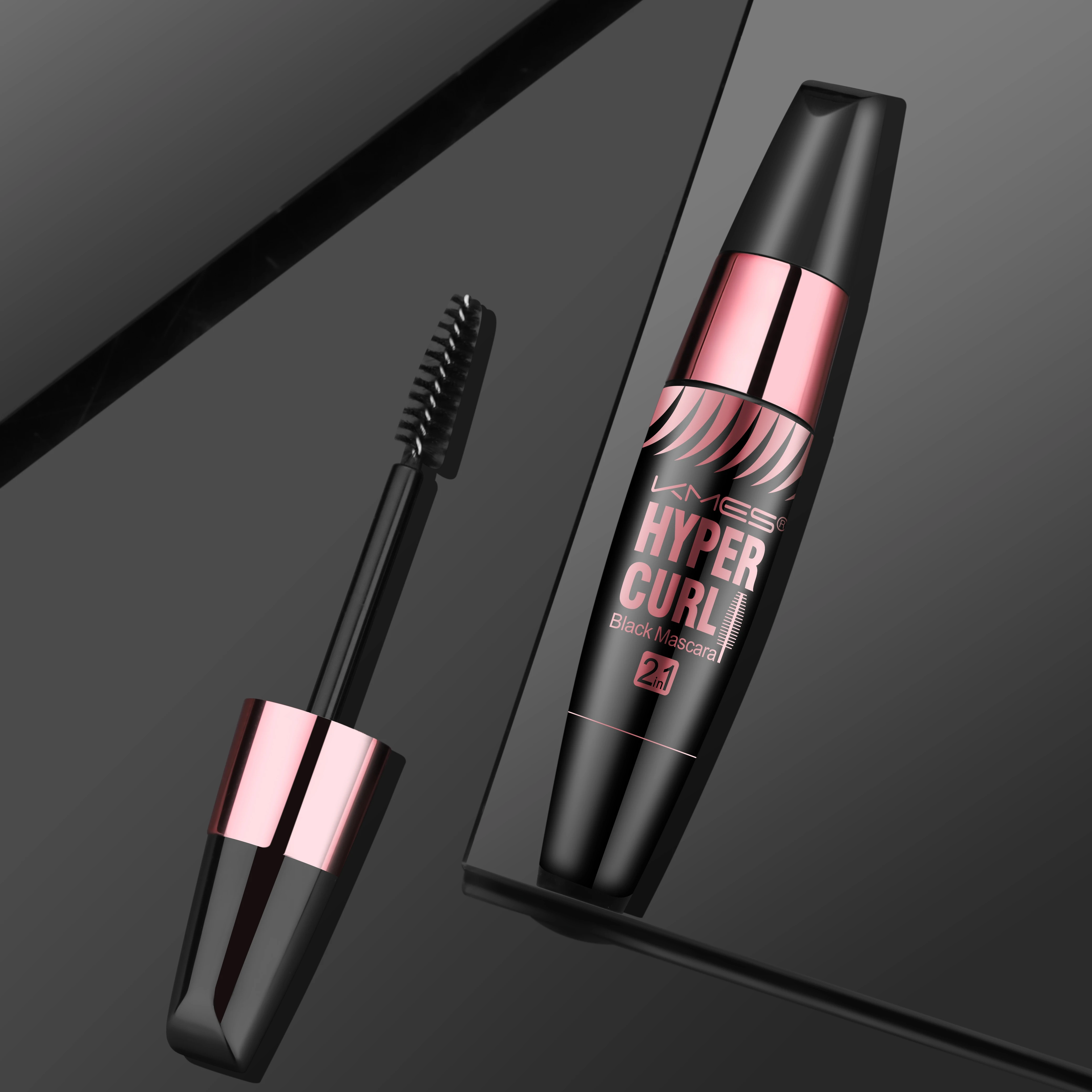 KMES Lash Extension Mascara Black Mascara  2 in 1  Mascara  M-367