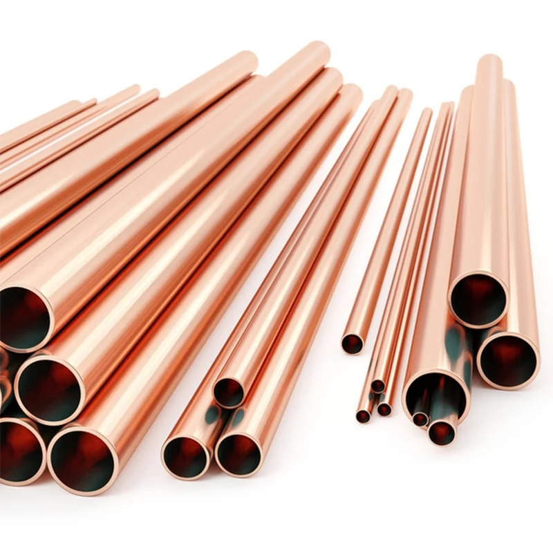 China Factory Wholesale Copper Straight Pipes for Plumbing, Refrigeration, and Building Use