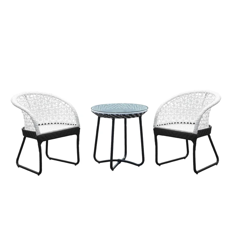 Outdoor tables and chairs combined rattan furniture hotel courtyard balcony villa leisure area Directly supplied by the manufact