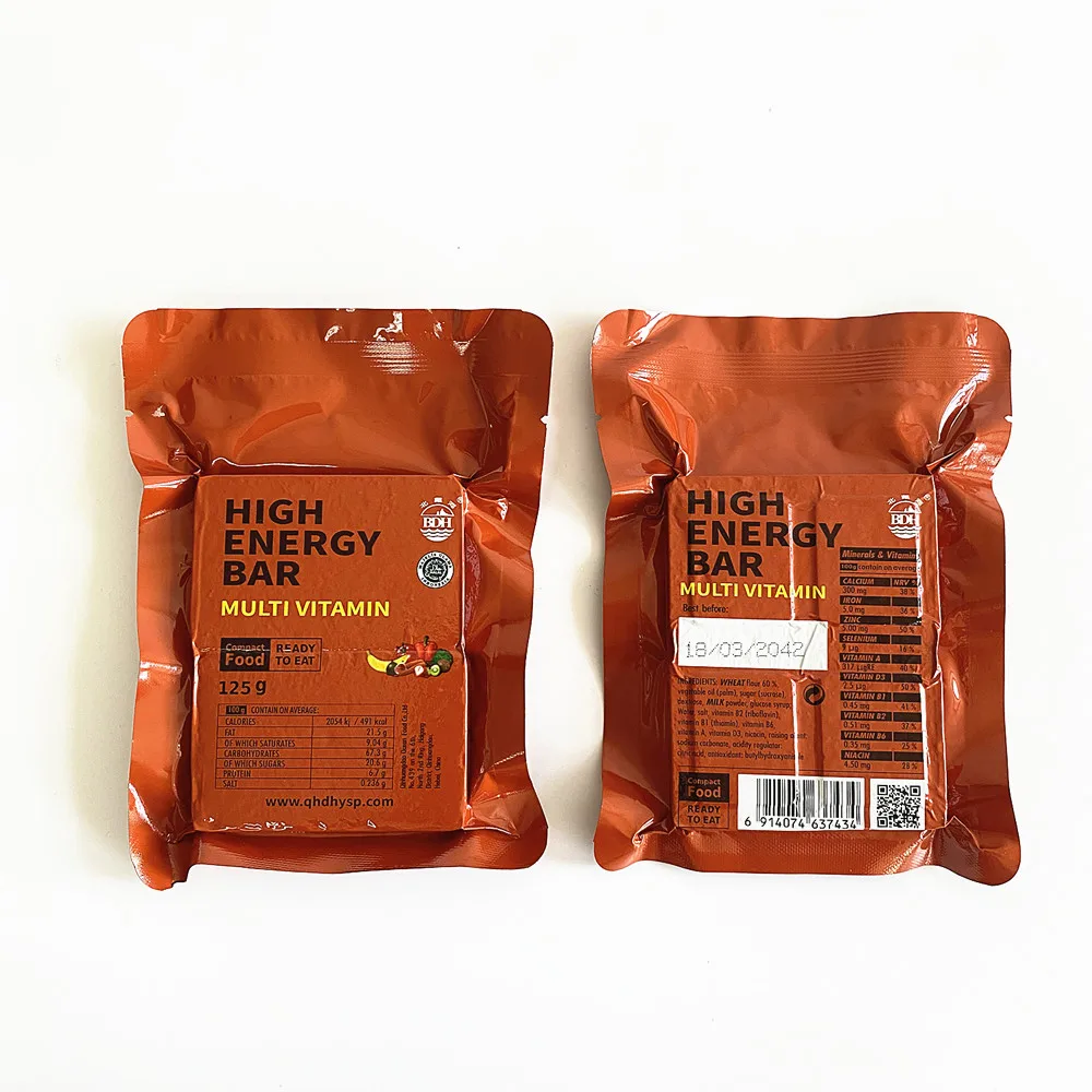 Ready to eat emergency ration food for outdoor supplies multivitamin biscuits