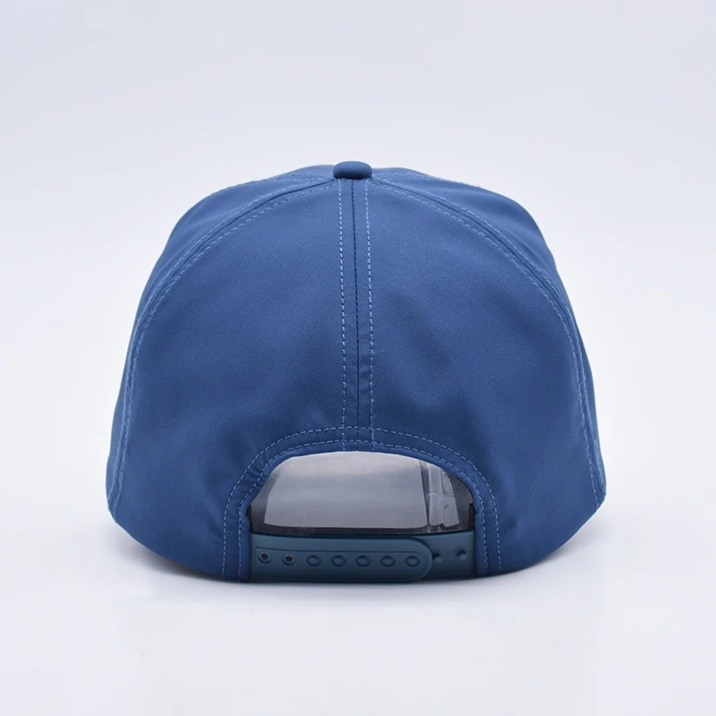 Wholesale Blue Rope Baseball Cap Custom Structured Embroidery Logo 5 Panel Golf Hats Gorras