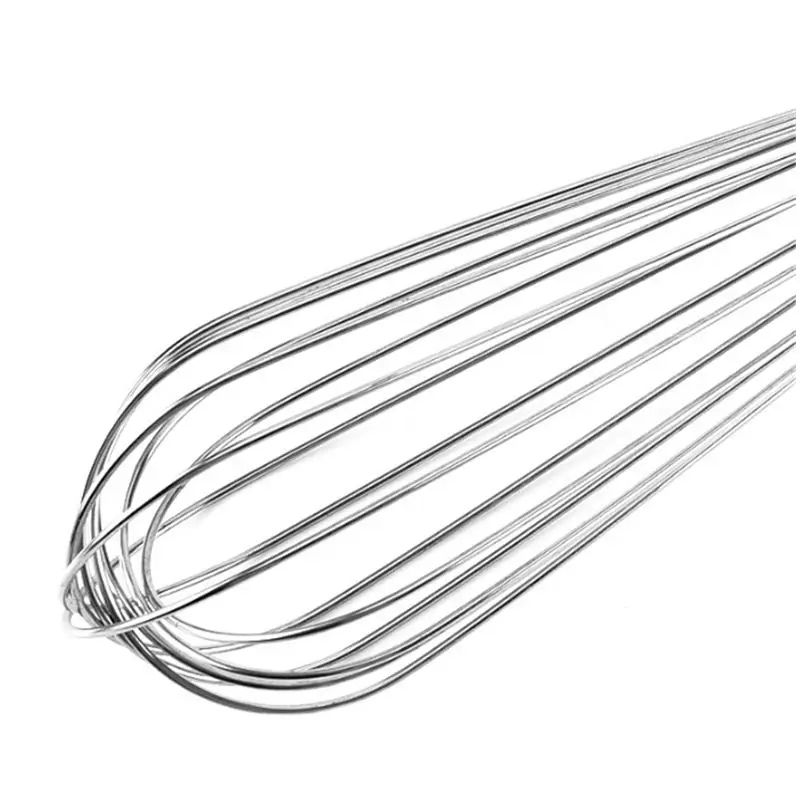 
Lixsun Factories Price 10inch 12inch 14inch 16inch 18inch 20inch Manual Hand Wooden Handle Stainless Steel Egg Whisk Egg Beater 