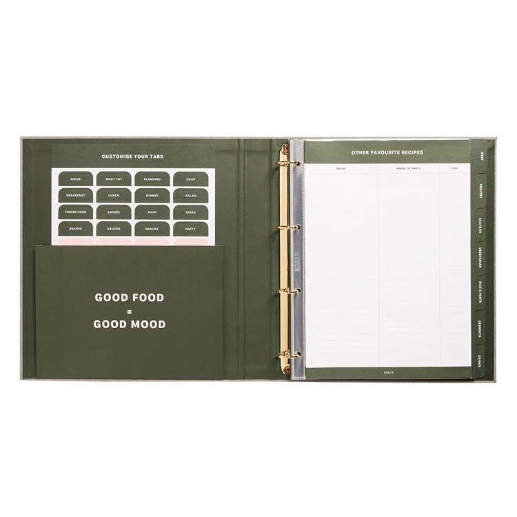 Office Supplies A5 Cardboard 6 Ring Binder