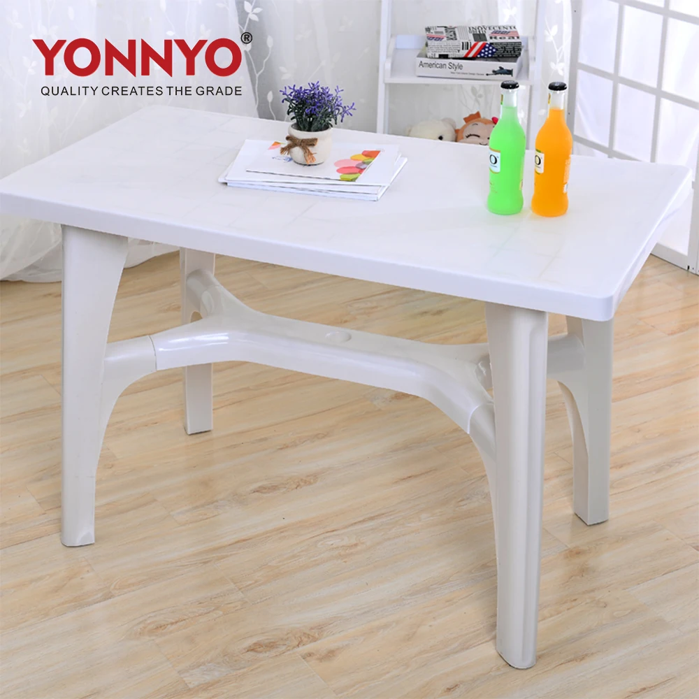 Cheap furniture rectangle banquet restaurant plastic dining table