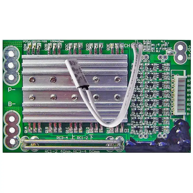 8s/16S 24V 48V 60V 30a BMS Electron Circuit Board for 28.8V 29.6V Lithium ion Batteries 25.6V Electric Bicycle LiFePO4 Battery