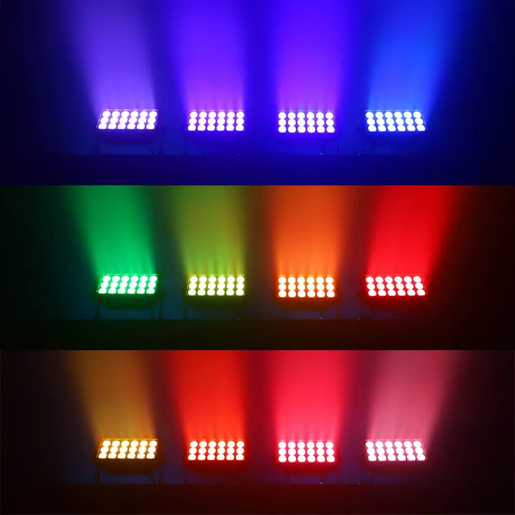 Водонепроницаемый IP65 городской Цвет DMX512 18x20 Вт Rgbw наружный светодиодный прожектор для мытья стен с дверью сарая