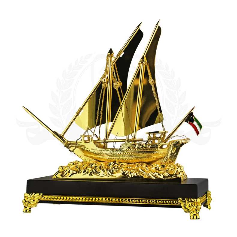 2020 Metal Home Decor Ornaments Custom Boat Model Office Decoration