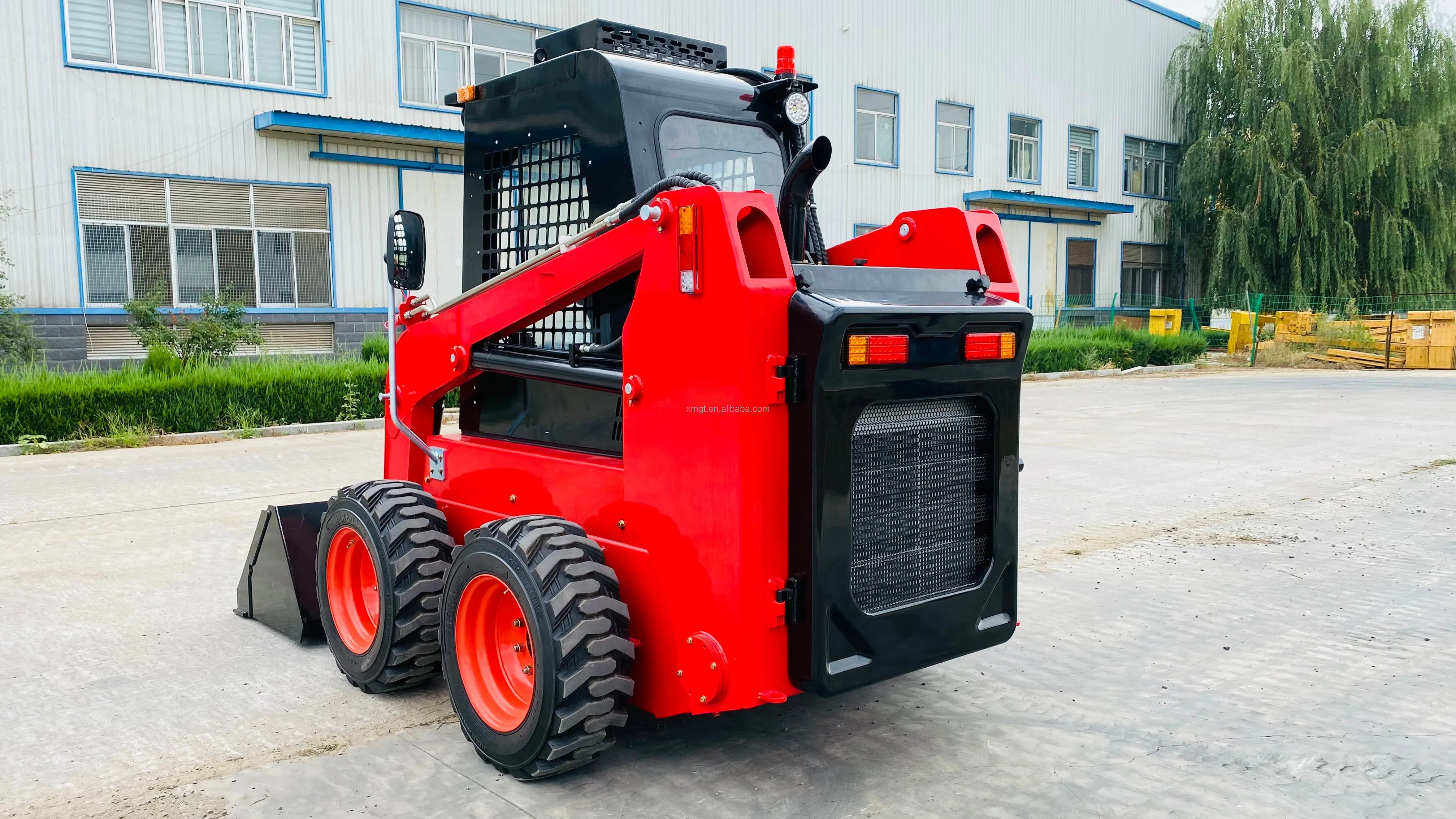 Multifunction Mini  Diesel Skid Steer Loader Mini Track Skid Steer