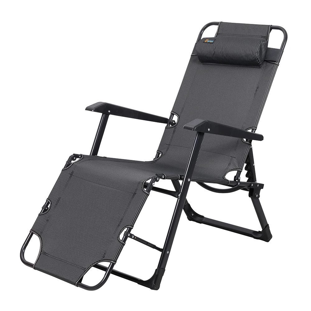 Leisure Heavy Duty Portable Adjustable Steel Mesh Zero Gravity Lounge Chair for Outdoor Indoor Yard