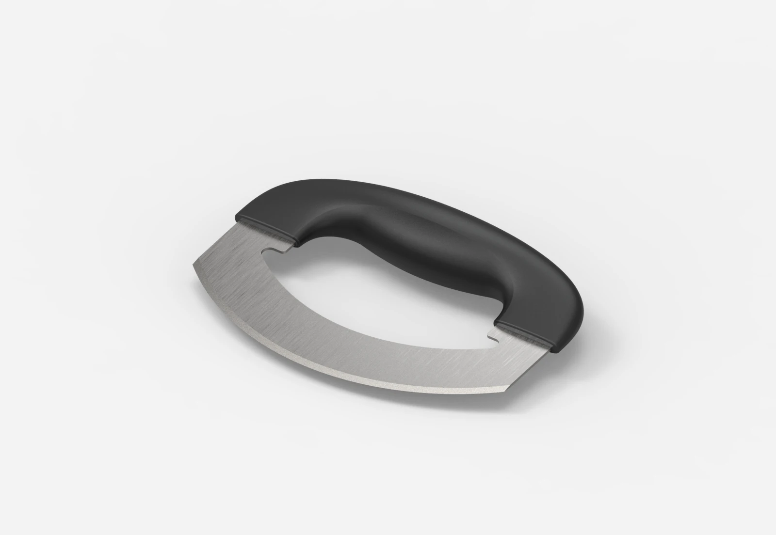 Mezzaluna Salad Chopper Lettuce Knife - Salad Chopper Knife With stainless steel Blade Protective Covers Salad Cutter, Chopping