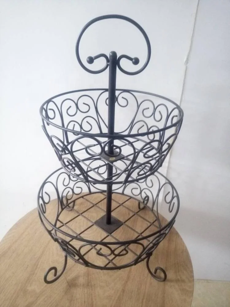 Kitchen Two-Tire Fruit Basket