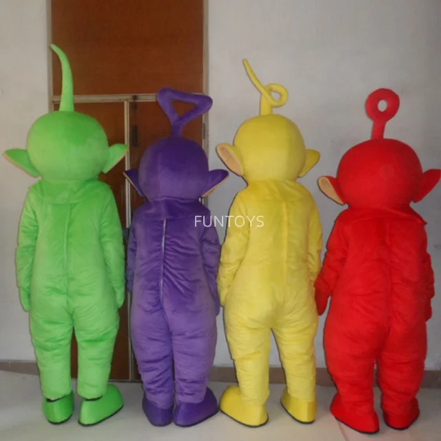 Funtoys CE Cute The Red The Teletubbies Mascot Costume  Fancy Dress Festive For Adult