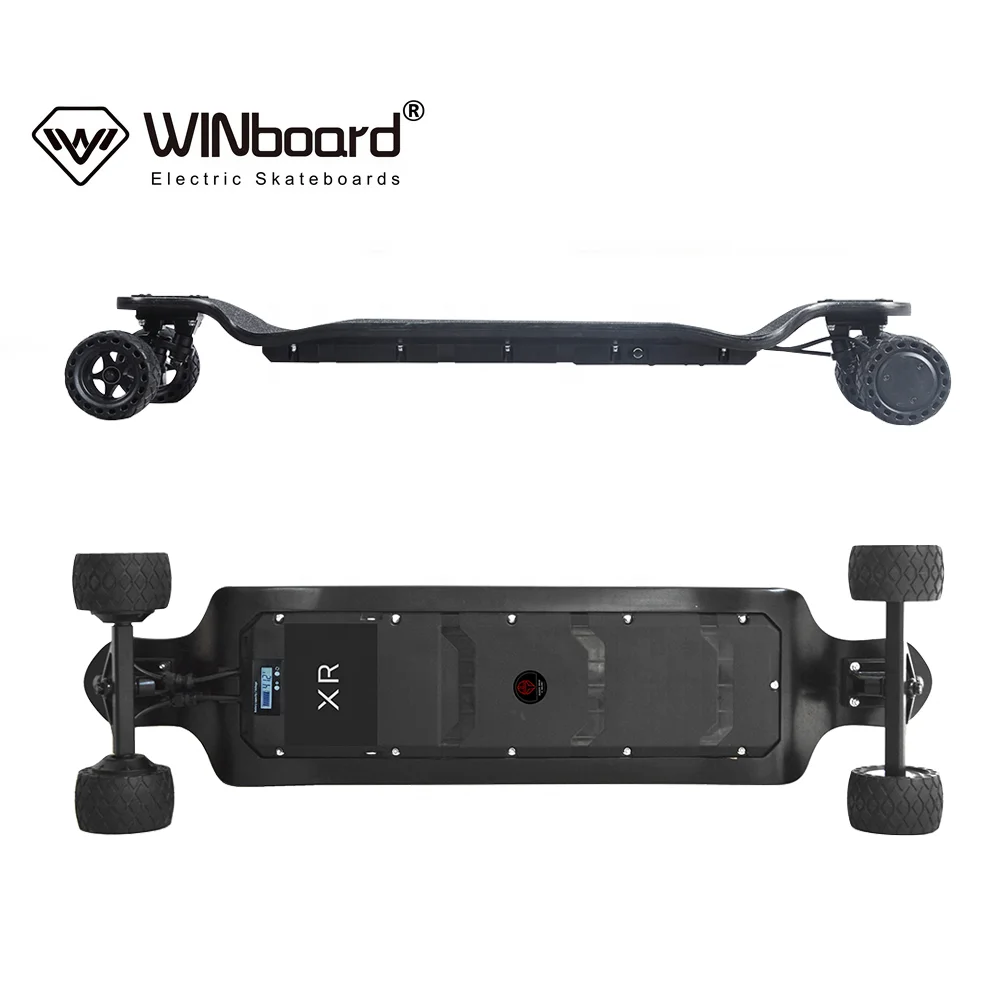 WINboard Fast Off Road Cheap 4 Wheel Long Electric Board For Adult