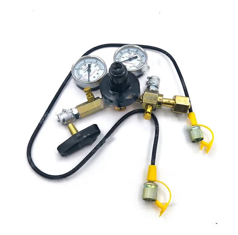 Hydraulic Breaker Parts Nitrogen gas charging kit for Mini excavator attachment of hydraulic rock demolition breaker hammer