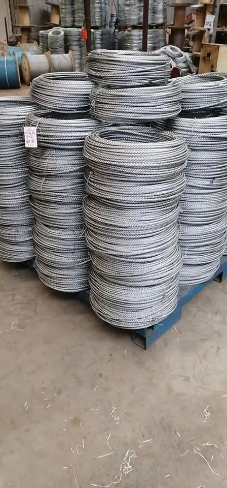 2mm~8mm 7*7 Steel Wire Rope for Building Construction Suspended Platform