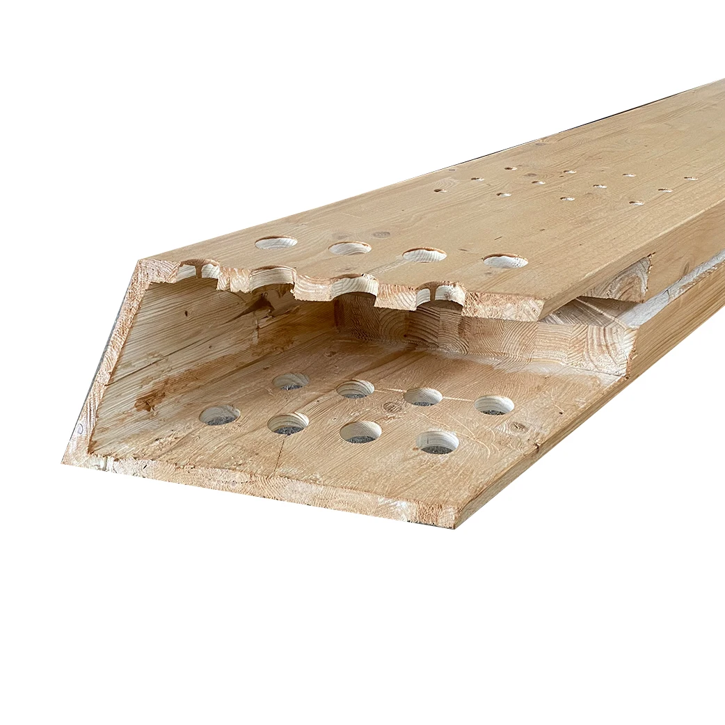Glue Laminated Timber Chinese Factory Mass Timber For Building Project Glulam Beam Sizes