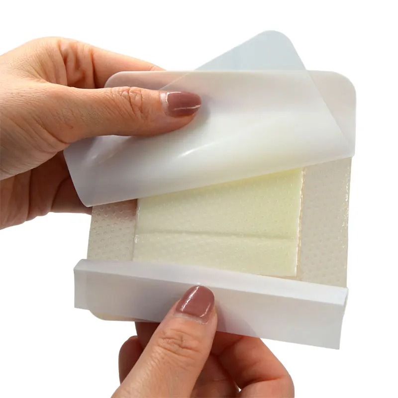 Soft Silicone Absorbent Foam Dressing Waterproof Adhesive Wound Dressing