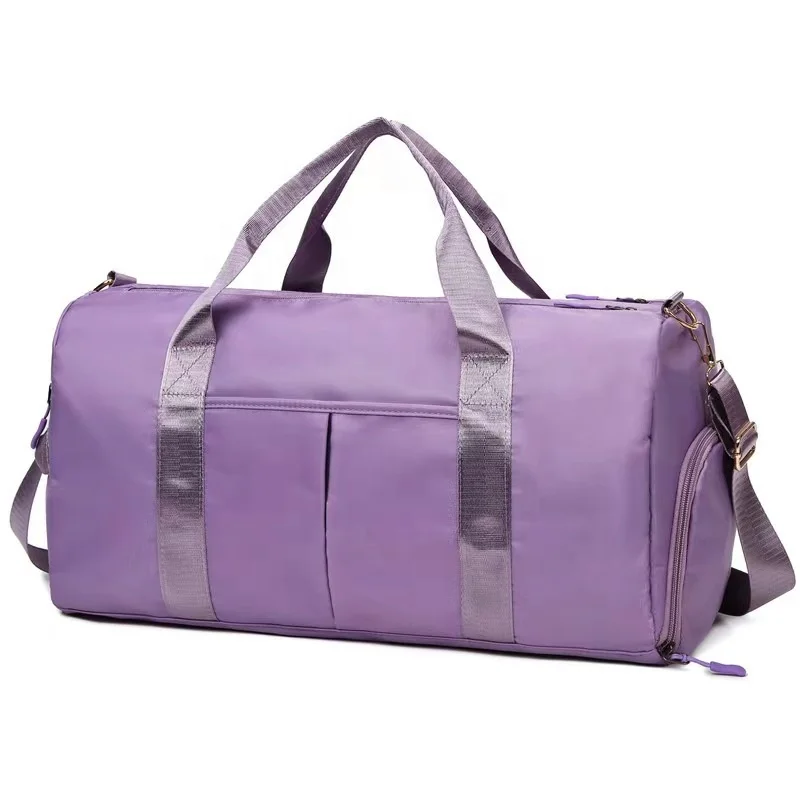 Custom Unisex Gym Bag Wholesale Duffle Bag Trending Designer Waterproof Portable Polyester Luggage Gym Sport Travel Bag