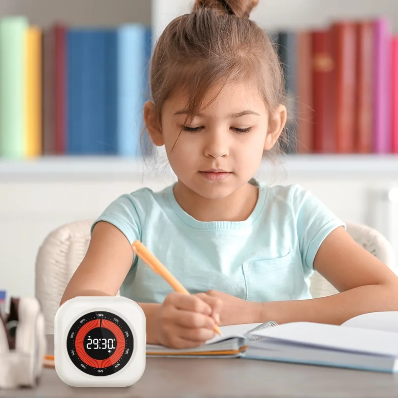 new arrival Visual timer clock 60 minute time countdown kitchen classroom focus timer pomodoro productivity kids study timer