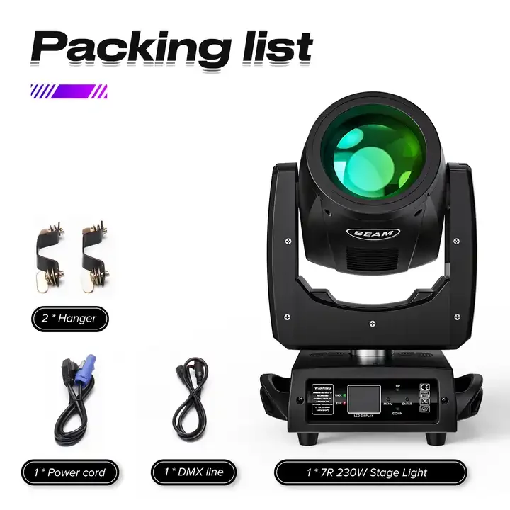 ATG  new mini beam lights sharpy led moving head lights spot 230w 7r beam stage moving head light