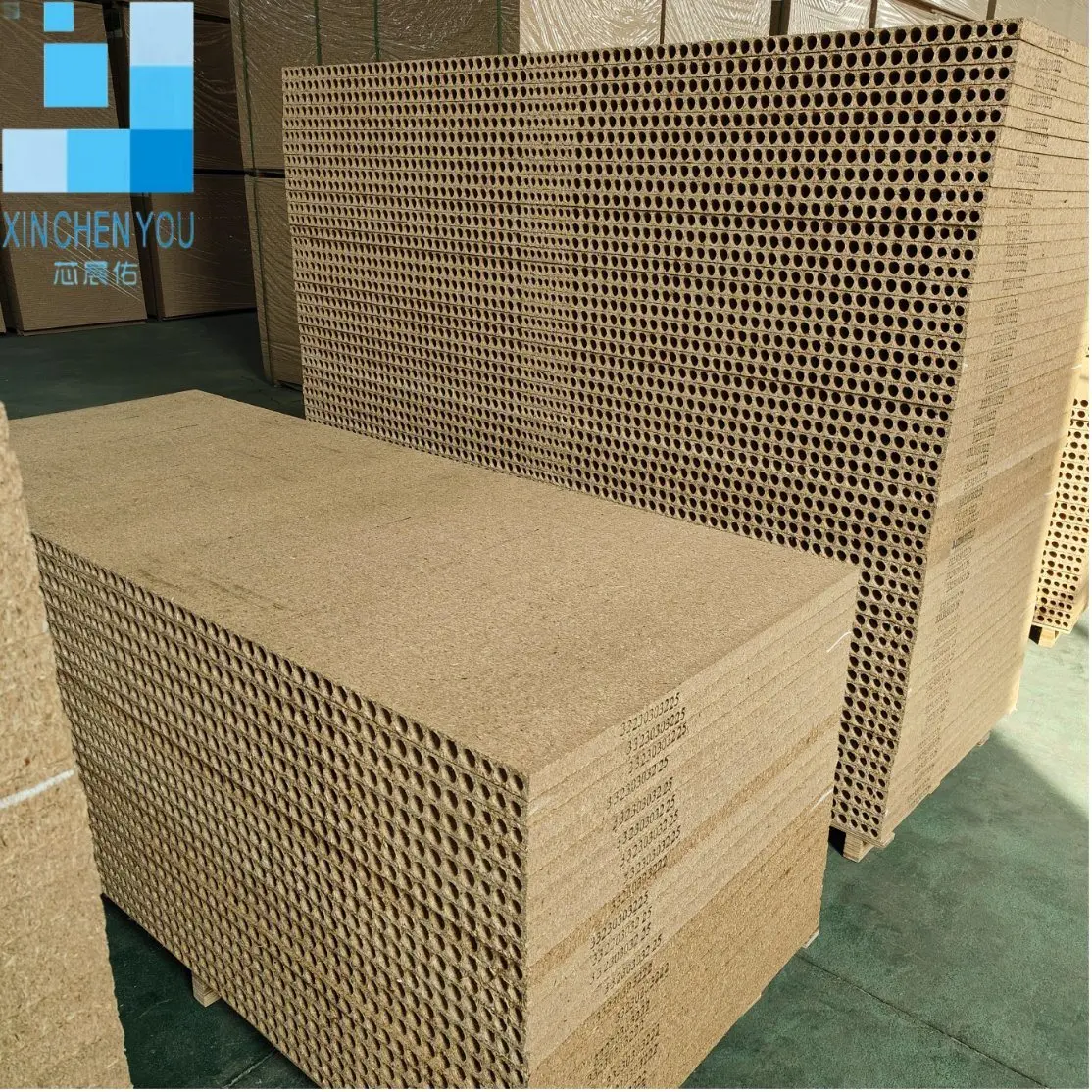 tubular particle board door  use 38mmx2090x1180mm hollow chipboard  particleboard tubular chipboard door core