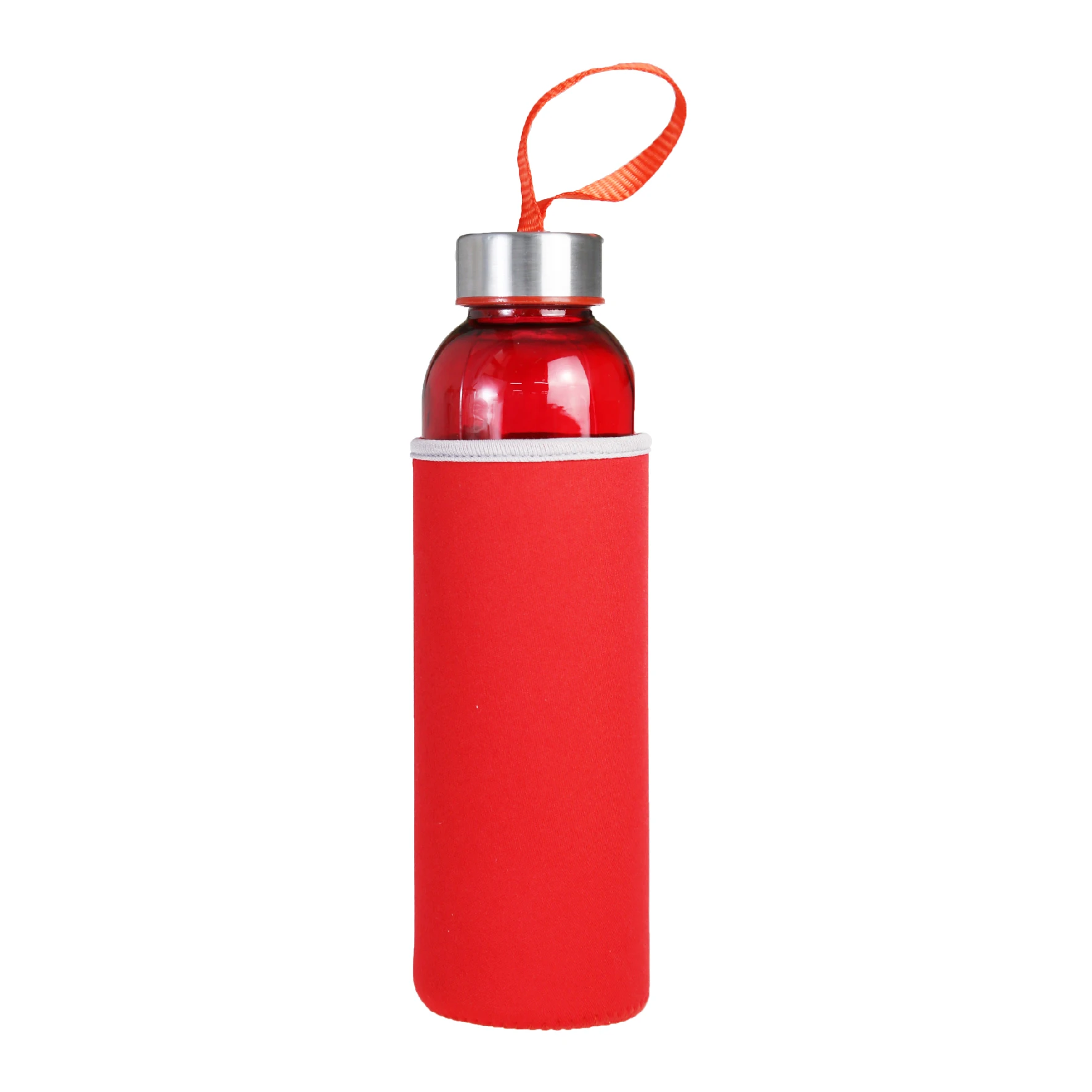 New Arrivals Glass Bottle Large Colorful  Glass Water Bottle 500ml for Adult