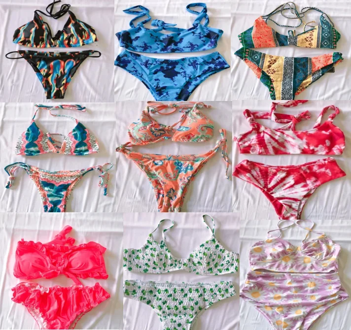 2022 Wholesale Cheap Price Top Swimwear One piece Assorted Swimsuit Plus size Swimwear Bikinis Bales