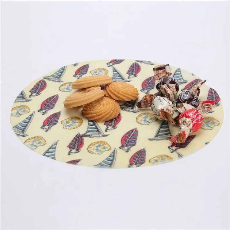 2021 Новый сэндвич Ланч Пакет Amazon Горячая продажа биоразлагаемые натуральные органические хлопчатобумажные ткани пчелиный воск многоразовые пищевые обертки