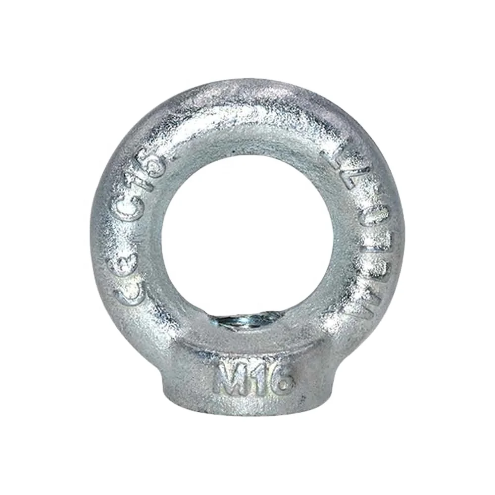 Drop Forged Galvanized Long Shank DIN580 Eye Bolt