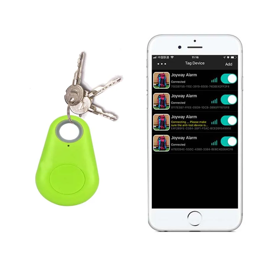 Anti-lost Smart Blue tooth itrack Child Bag Wallet Key Finder GPS Locator key chain tracker