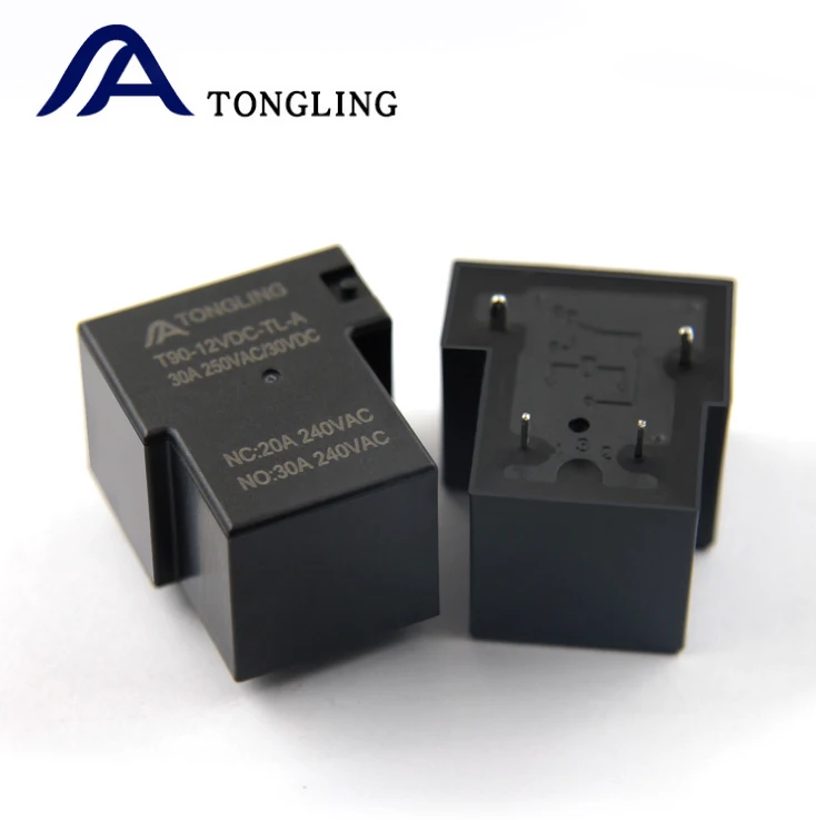 Реле высокой мощности TONGLING T90 12 В 4 контакта 30