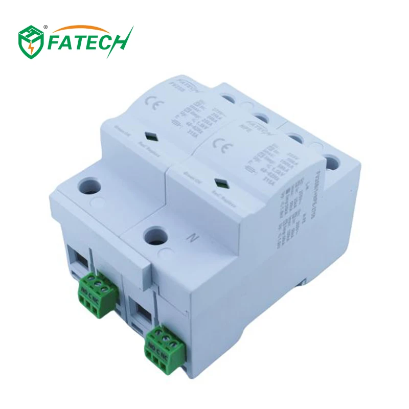 1 + Npe Электрический SPD 3-фазный AC Npe 20ka 40ka 100ka защитное устройство для защиты от перенапряжения