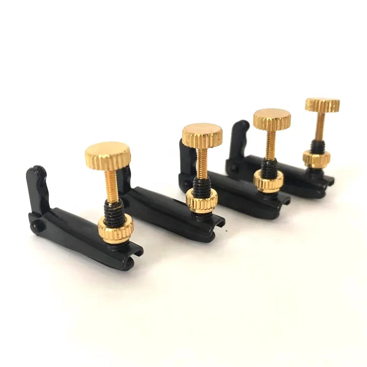 
Wholesale Price Black 3/4-4/ 4 Violin Fine Tuner String Plate 
