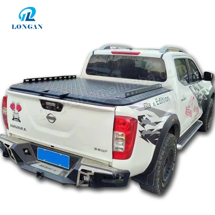 Custom Pickup Truck Cover Aluminum Hard Lid Tonneau Cover For Nissan Navara Tacoma