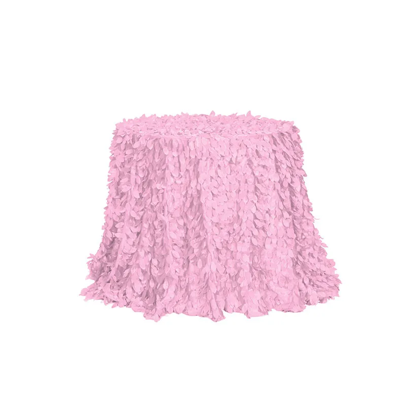 Apple disc embroidered brocade polyester satin tablecloth Indoor and outdoor champagne table wedding banquet tablecloth